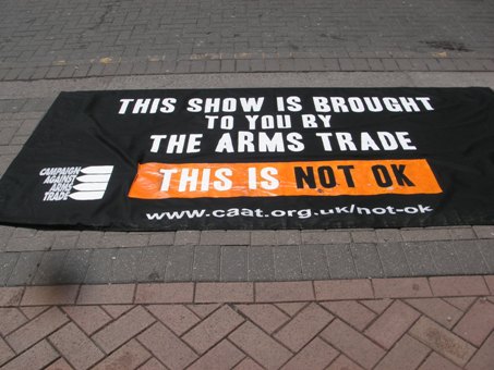 CAAT Arms Trade Clarion Banner