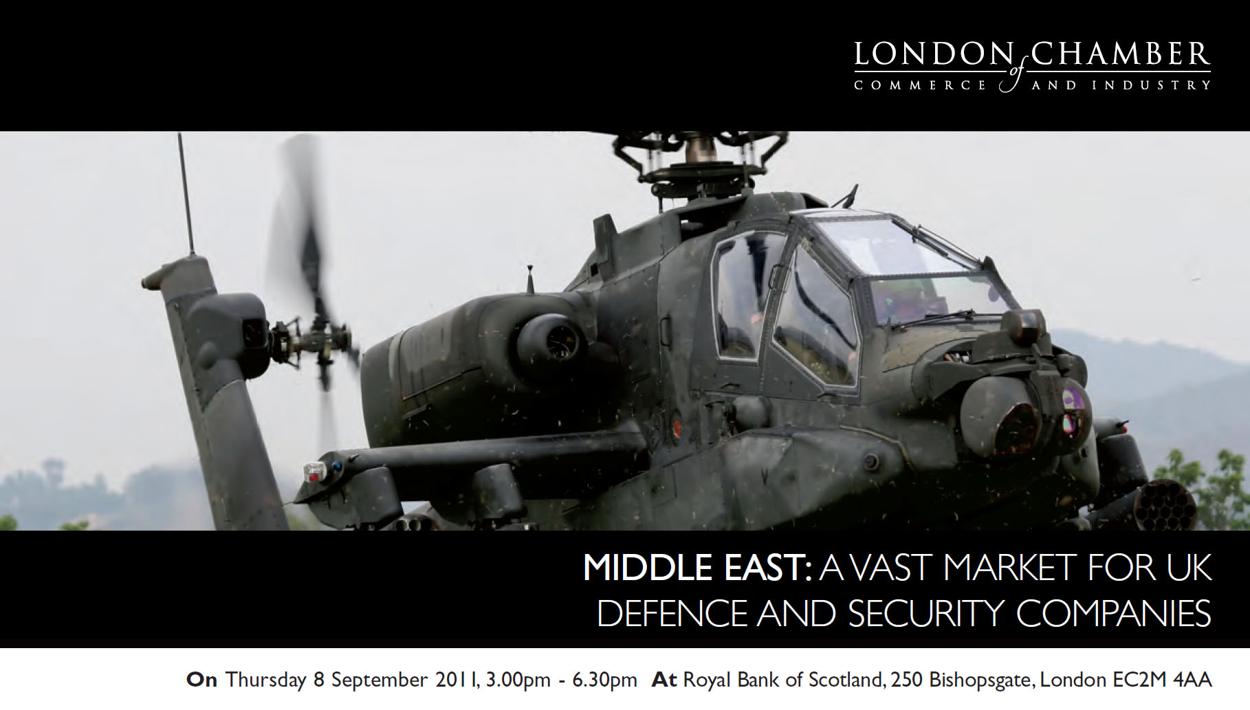 MIDDLE EAST: A VAST MARKET FOR UK DEFENCE AND SECURITY COMPANIES