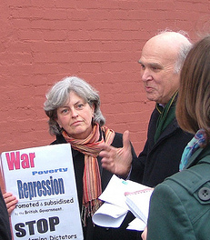 Vince Cable's constituents lobby him about the arms trade