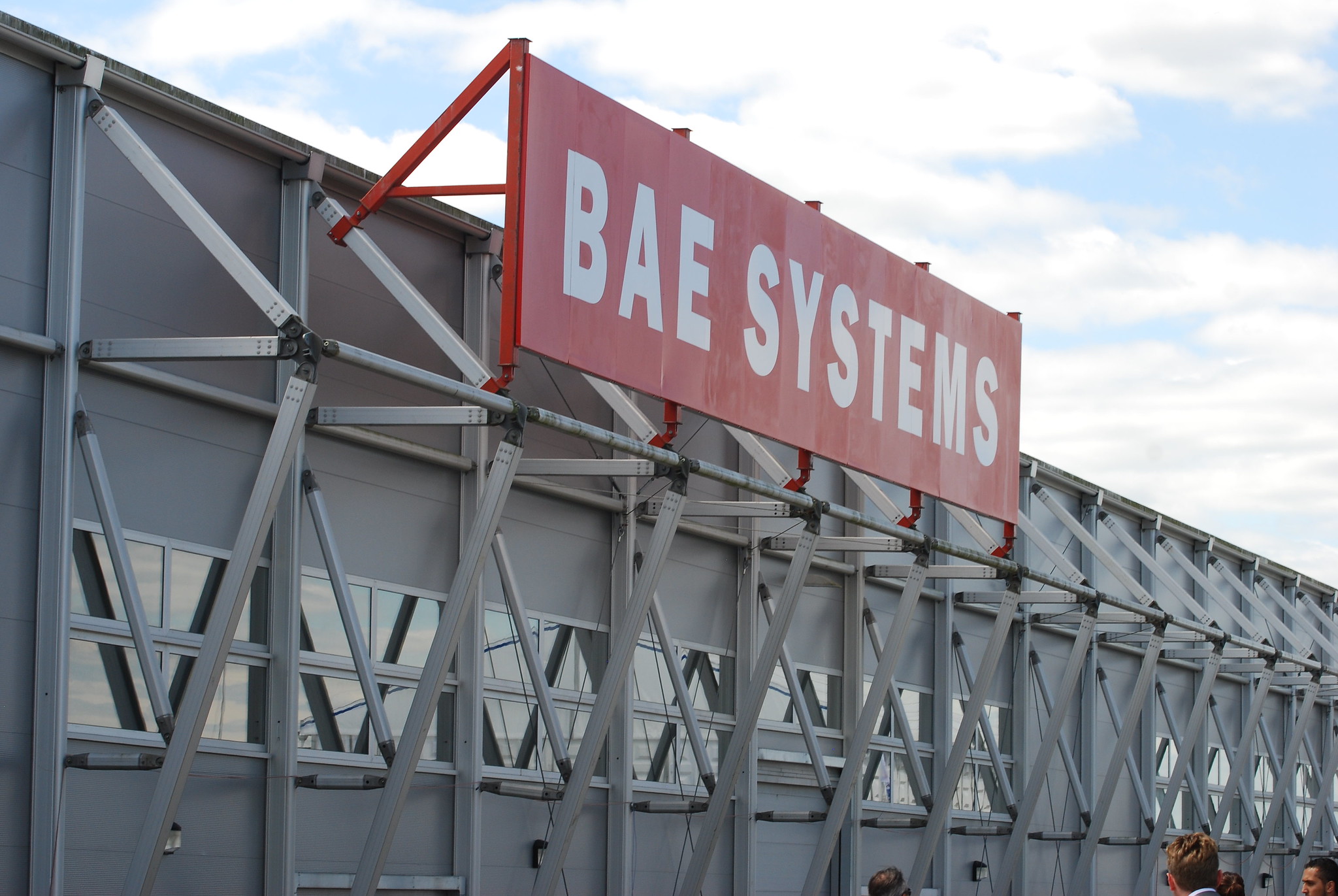 BAE Systems sign on a building