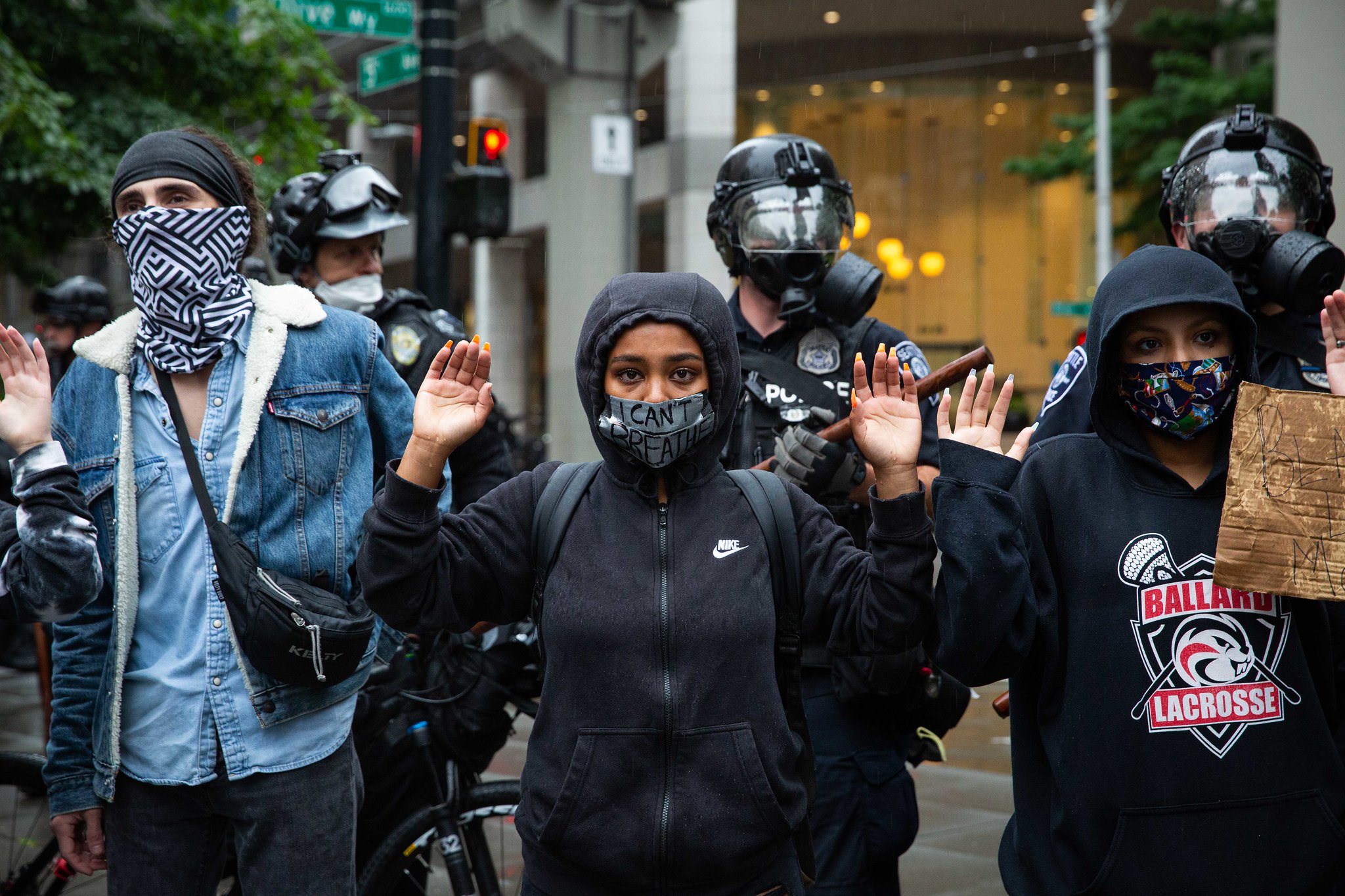 Black Lives Matter protest in Seattle, May 2020