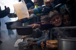 Image from the famine in Gaza